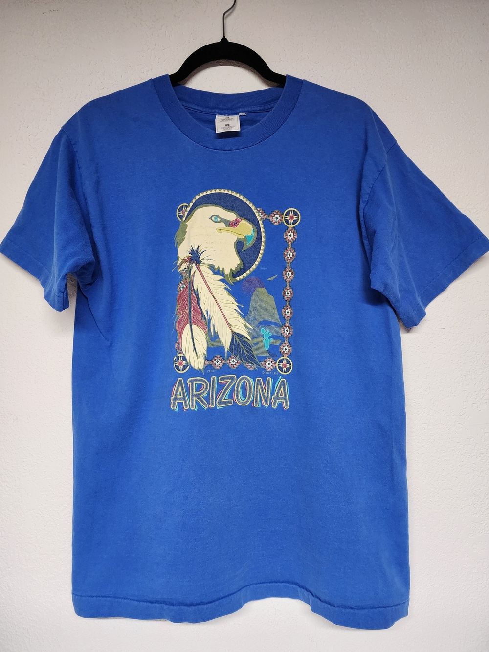 Vintage 1990s Arizona‎ Tshirt Eagle Southwest Single Stitch